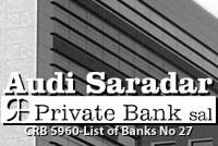 AUDI SARADAR PRIVATE BANK S.A.L.