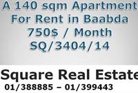 A 130 Sqm Apartment For Rent In Baabda