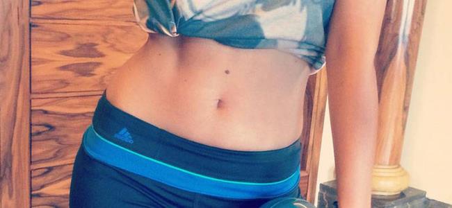 بالصورة: هكذا أنهت ميريام فارس تمارينها الرياضية!