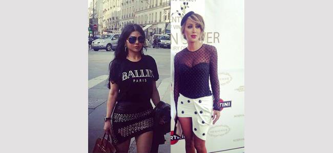 مايا دياب تتحدى هيفاء وهبي بتنورة نارية!