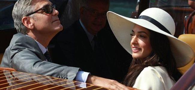 صور جورج كلوني وأمل علم الدين