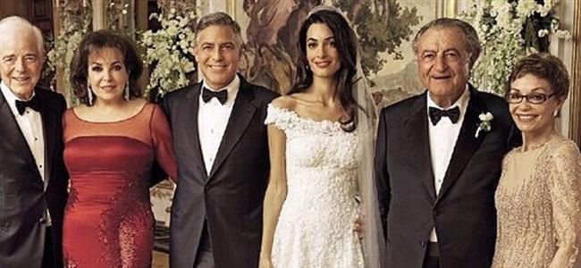 أول صور لحفل زفاف الثنائي الشهير أمل وكلوني!