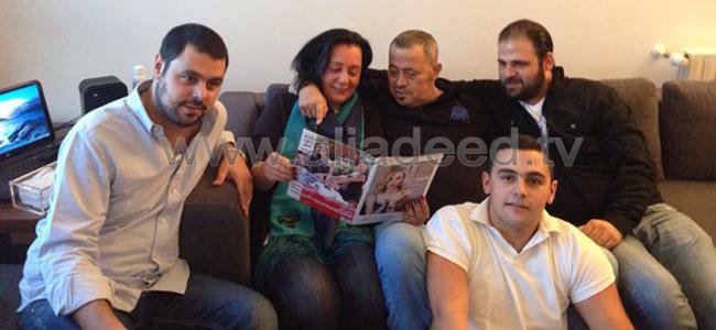 الوسوف وزوجته القطرية معاً في سوريا