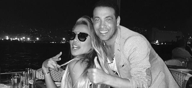 بالصورة.. مايا دياب على العشاء مع سعد الصغير