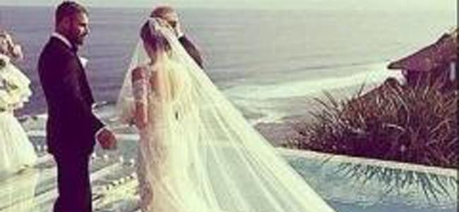 الصورة الاولى لزفاف ميريام فارس