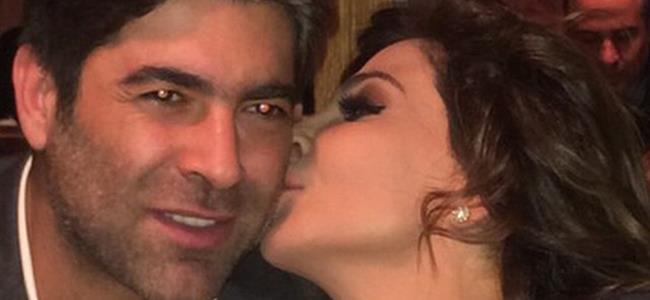 بالصورة.. إليسا تقبل وائل كفوري: 