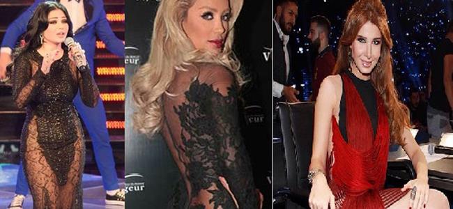 بالصور.. أجرأ إطلالات الفنانات لعام 2014 