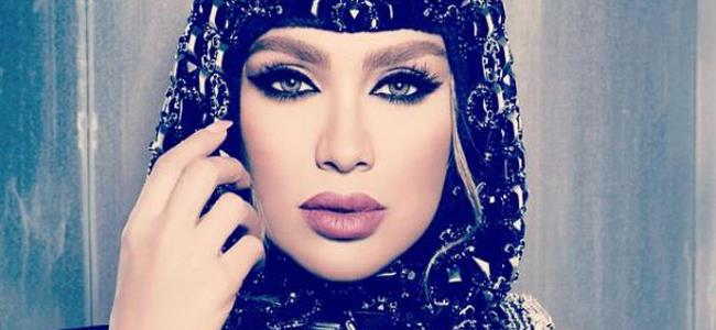 بالصور-هكذا بدت مايا دياب أثناء وبعد وضع الماكياج