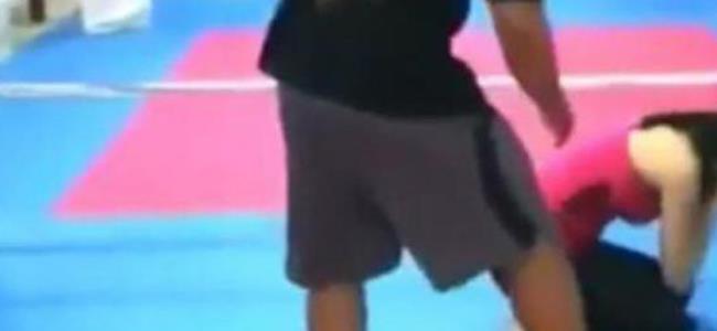  سيرين عبد النور تتعرّض لضربة قوية على وجهها وتسقط أرضاً..بالفيديو