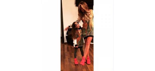 ابنة مايا دياب تسير على خطاها