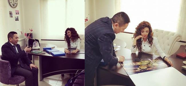 سفير كازاخستان في مكتب ميريام فارس 