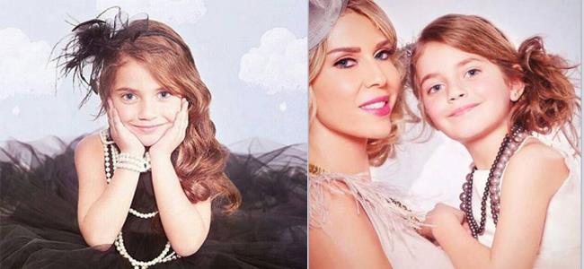 ابنة كارلا حداد نسخة طبق الأصل عنها