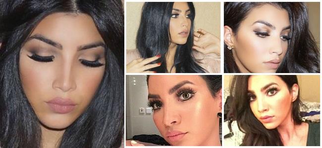 شبيهة كيم السعودية.. هل تفوقها جمالاً؟