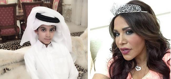 أحلام تحتفل بعيد ميلاد إبنها على طريقتها الخاصة.. بالصورة