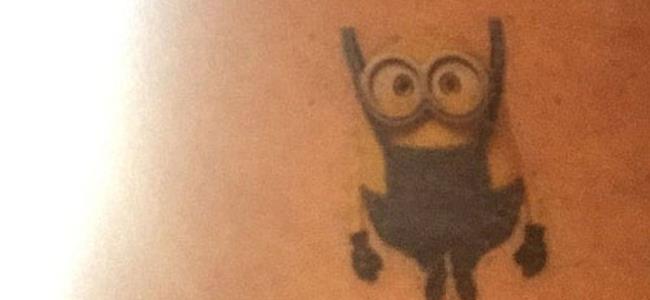  بالصورة: ديفيد بيكهام يضع وشماً من أجل إبنته 