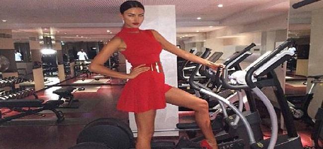 ايرينا شايك بإطلالة غريبة في الـGym!