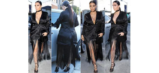 كيم كردشيان بإطلالة مثيرة