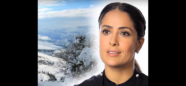 سلمى حايك تدعم لبنان على طريقتها