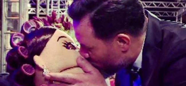 بالصورة: قبلة حميمية من ماجد المصري لِـ...؟ 