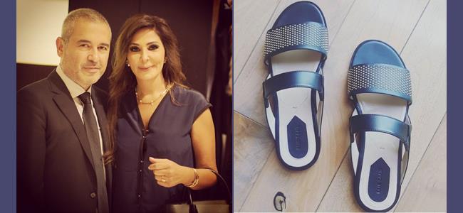 هذا الصندل من إيلي صعب الى أي فنانة؟