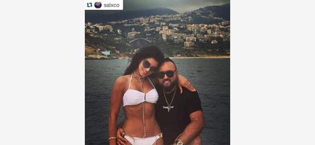  ريما فقيه بالبيكيني مع وسيم صليبي 