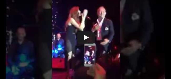  بالفيديو - أثرى رجل مصري يرقص مع نانسي عجرم! 