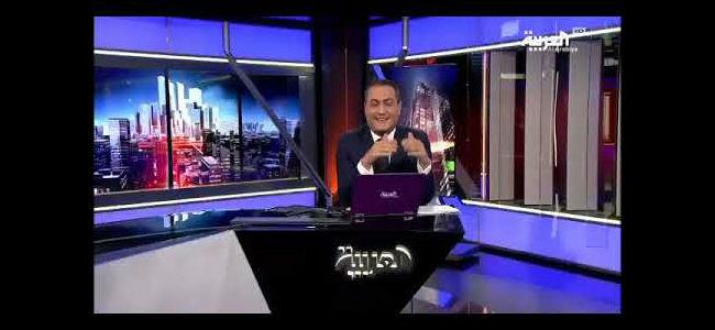 بالفيديو - عندما تهبط كرسي المذيع على الهواء