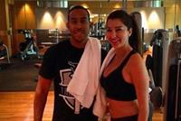 بالصور.. لاميتا فرنجية مع بطل Fast And Furious