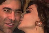 بالصورة.. إليسا تقبل وائل كفوري: 