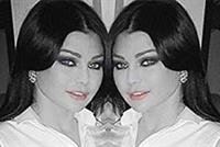 بالصورة - هيفا وهبي بإطلالة مزدوجة