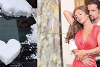 يوسف الخال يهدي زوجته قلباً من ثلج