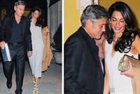 إطلالة مبهرة للثنائي كلوني وعلم الدين