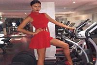 ايرينا شايك بإطلالة غريبة في الـGym!