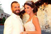  الصورة الأولى لزفاف وسام حنا وجويل داغر 