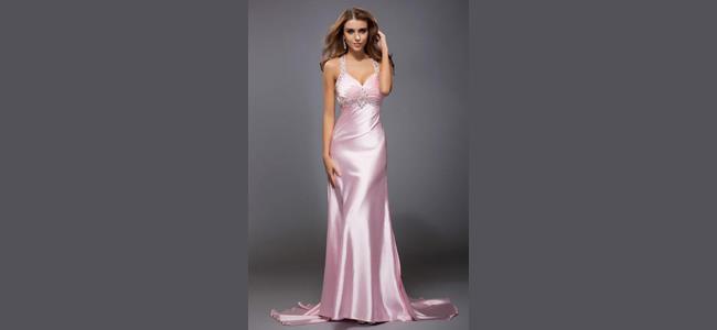 Long Pink Formal Dresses