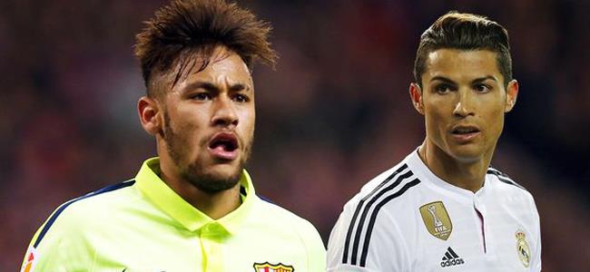 نيمار يحتفل بعيده متفوقًا على رونالدو