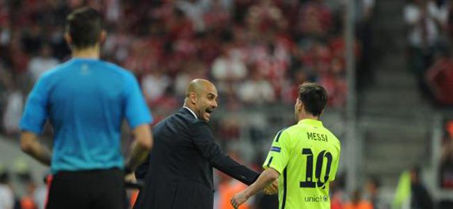 ماذا قال غوارديولا لميسي؟