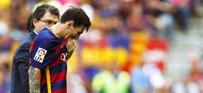  فيديو.. قوة الإصابة تظهر على وجه ميسي وهو يغادر المستشفى