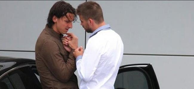 أخيراً.. بيكيه يكشف حقيقة صورته مع زلاتان