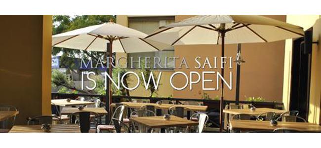MARGHERITA SAIFI IS NOW OPEN