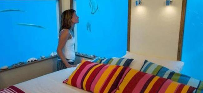 بالصورة: غرفة تحت المحيط الهندي