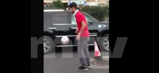 حين يتحوّل الاوتوستراد في لبنان الى ملعب فوتبول