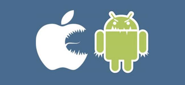 سجالُ أندرويد وآيفون ينتهي بالمستشفى