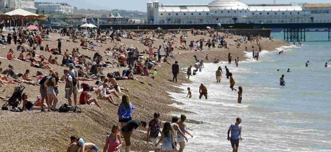 موجة حر شديدة والحرارة تصل الى 40