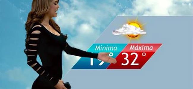  بالفيديو: الجميع يُشاهد نشرة الأحوال الجويّة في المكسيك والسبب... المذيعة!
