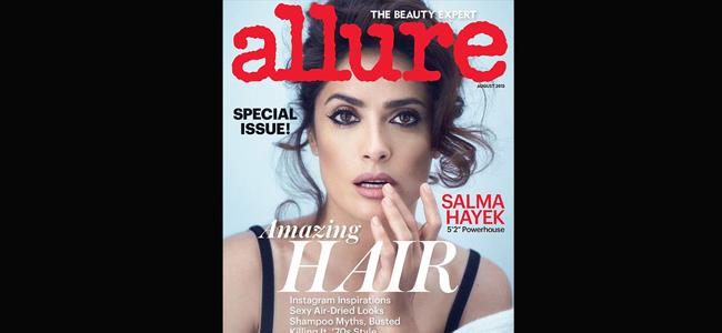 بالصور: سلمى حايك عارية على لمجلة Allure