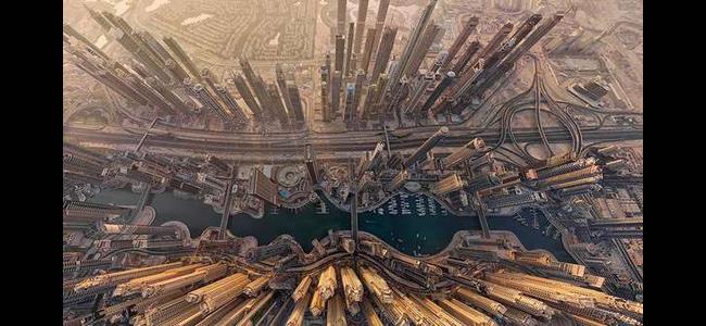  دبي مارينا ضمن أجمل صور العالم بعين الطير