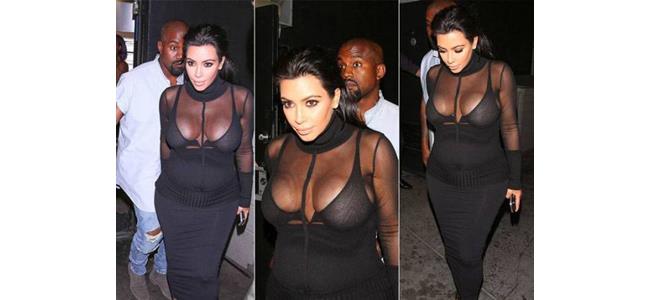 كيم كارداشيان تلفت الانظار