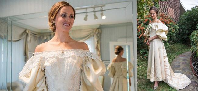  عروس تختار فستان زفاف عمره 120 عام 