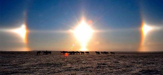 في ظاهرة فريدة... شروق 3 شموس!